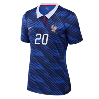 Camiseta Francia Desire Doue #20 Primera Equipación Replica Mundial 2026 para mujer mangas cortas